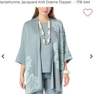 Marla Wynne Cardigan Sea Mist size XL